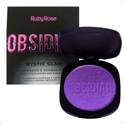 ILUMINADOR E SOMBRA CREAM OBSIDIAN AMETHYST-RUBY ROSE