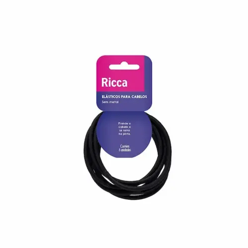 Elástico para Cabelo Ricca Volume Hair 6 unidades