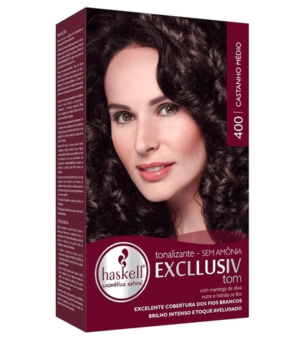 Tonalizante 400-Castanho Medio-HASKEL