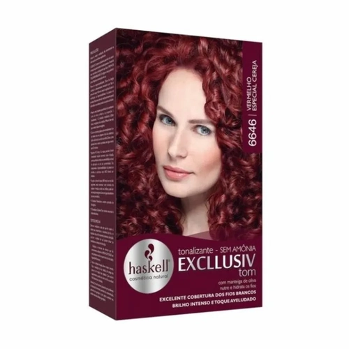 Tonalizante Haskell 6646 Vermelho Especial Cereja