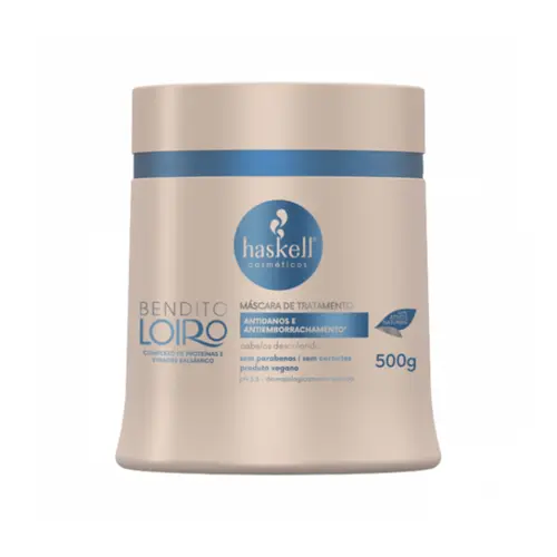 Máscara Capilar Haskell de Tratamento Bendito Loiro 500g