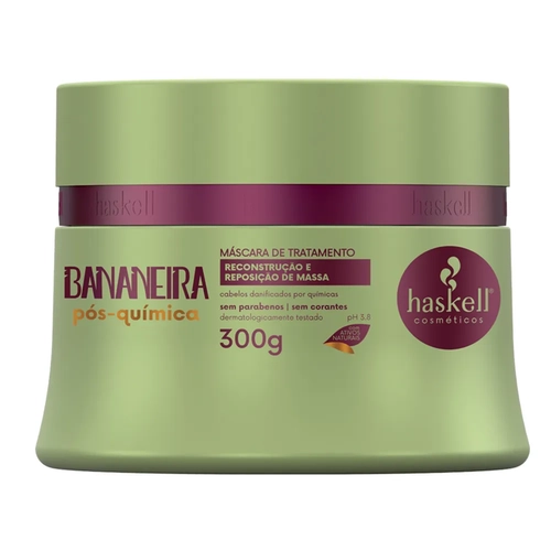 Máscara Hidratante Bananeira Pós-Química Haskell 500g