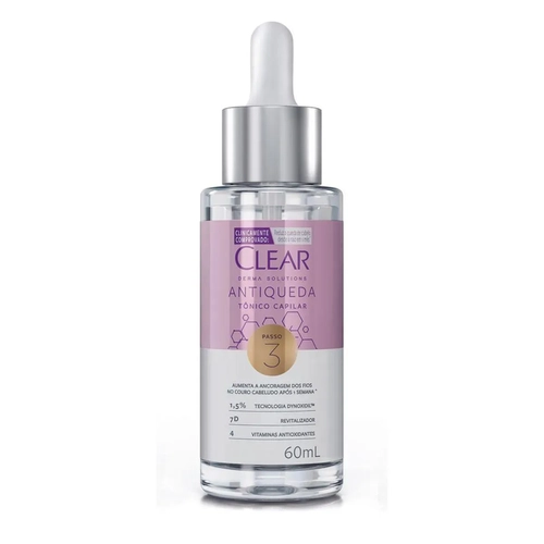Tônico Capilar Antiqueda Clear Derma Solutions 60ml