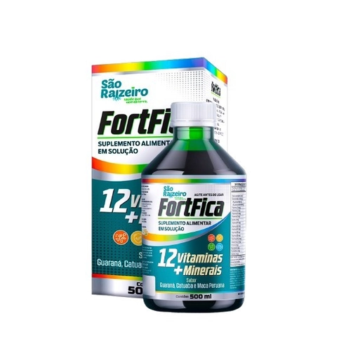 Fortfica 500ml - 12 Vitamians + Minerais - São Raizeiro