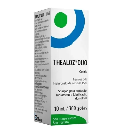 Thealoz Duo Gotejador 10ml de Solução de Uso Oftálmico União Química