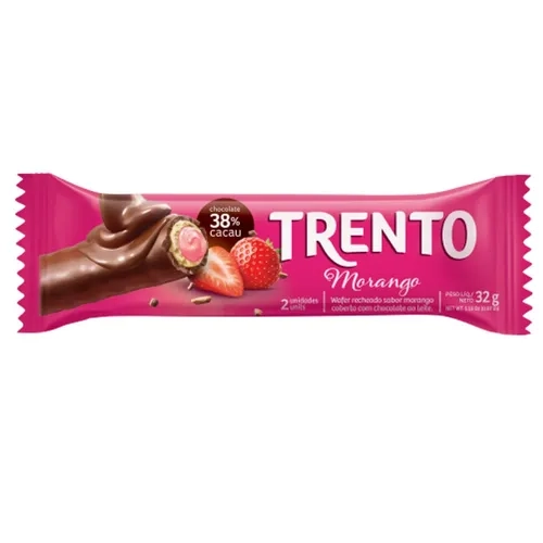 CHOCOLATE TRENTO C/MORANGO 32G