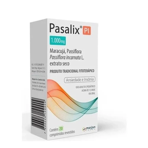 PASALIX PI  1000mg caixa com 20 comprimidos