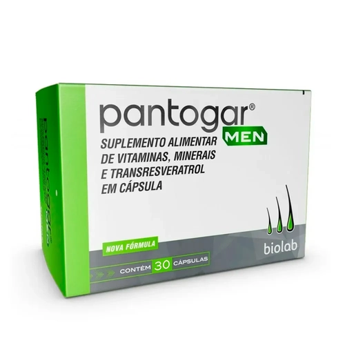 PANTOGAR MEN COM 30 CAPSULAS BIOLAB ETICOS