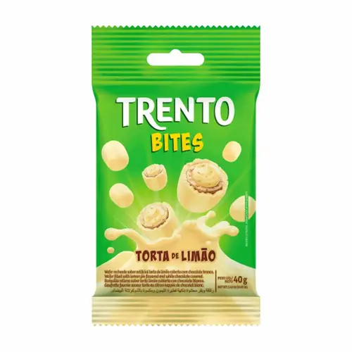 CHOCOLATE TRENTO BITES  TORTA DE LIMÃO 40G