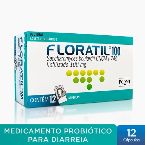 FLORATIL 100MG 12 CAPSULAS NATULAB
