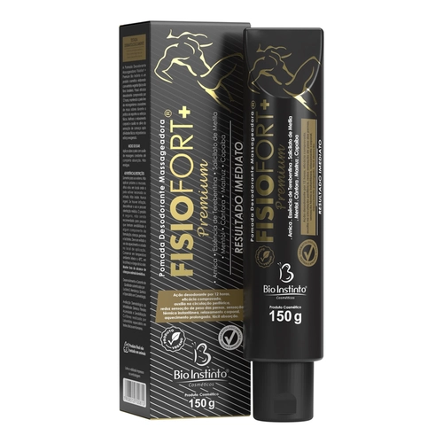POMADA FISIOFORT PRETA PREMIUM 150G