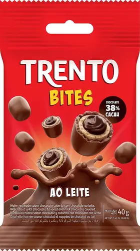 CHOCOLATE TRENTO BITES AO LEITE 40G