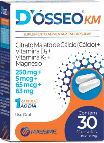 D'ósseo Km com 30 comprimidos-MASSIME