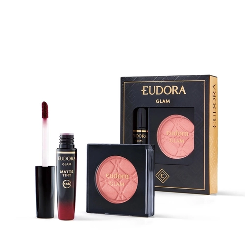 EUD KIT GLAM BAT BORDO INTENSO+BLUSH PEACH BELLIN