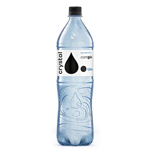 AGUA CRYSTAL 1,5LT COM GAS