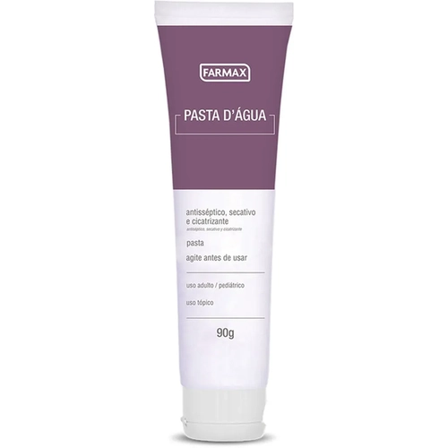 PASTA D AGUA + GLICERINA BISNAGA 90GR-FARMAX