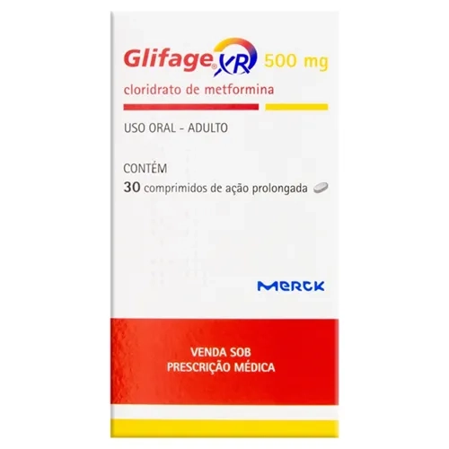 Glifage XR 500mg 30 comprimidos