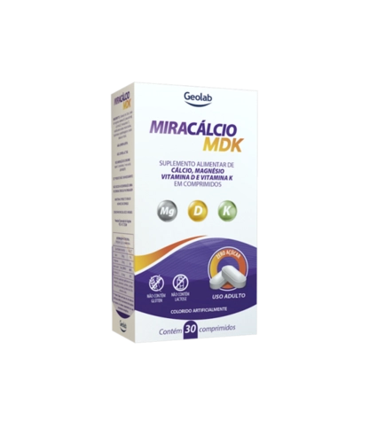MIRACALCIO MDK COM 30 COMPRIMIDOS GEOLAB SIMILAR