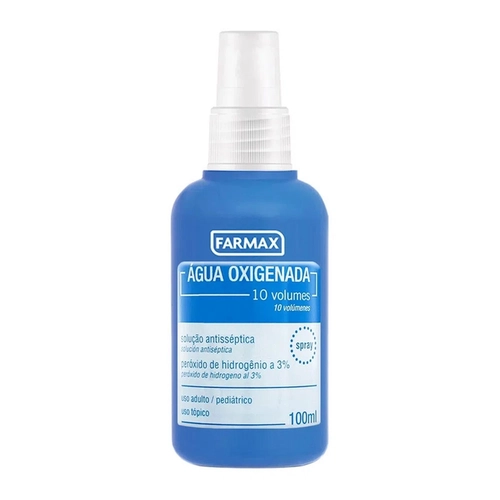 Água Oxigenada Spray 10 Volumes 100ml Farmax