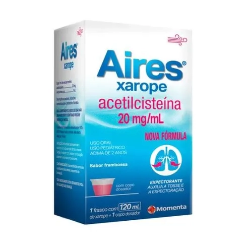 Aires Acetilcisteína 20mg Xarope 120ml-MOMENTA