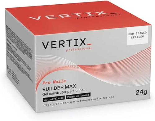 GEL CONSTRUTOR VERTIX BUILDER MAX BRANCO LEITOSO 24G