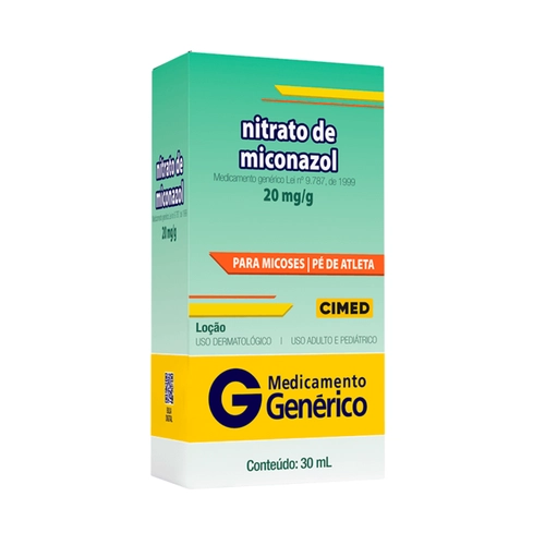 NITRATO DE MICONAZOL FRASCO COM 30ML CIMED GENERICO