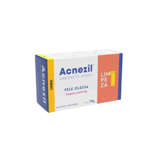 Sabonete Acnezil Em Barra Pele Oleosa 70g