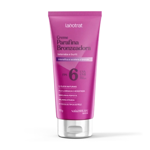 Parafina Bronzeadora Corpo Beterraba Buriti FPS6 Labotrat 90g