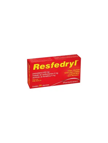 RESFEDRYL COM 20 COMPRIMIDOS PHARMASCIENCE