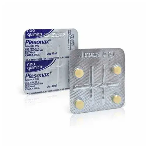 PLESONAX 5MG COM 4 COMPRIMIDOS NEO QUÍMICA