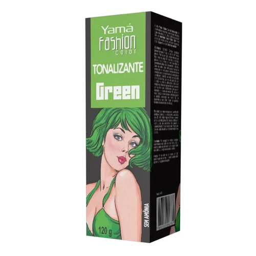 Tonalizante Yama Fashion Color Green 120g