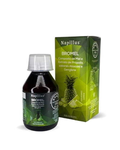 BROMEL COMPOSTO COM 120G ABACAXI + GENGIBRE