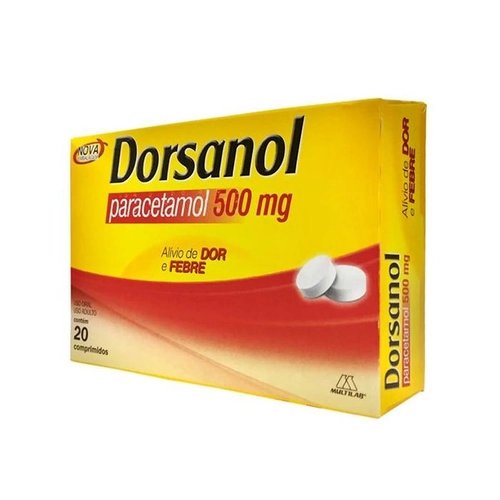 Dorsanol 500mg 20 Comprimidos-MULTILAB