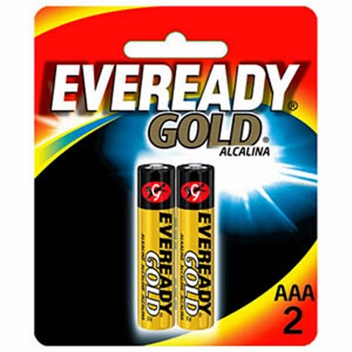 PILHA EVEREADY GOLD PALITO AAA2  2 unidades