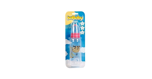 Isababy Mamadeira Ortodôntica Zoo, Rosa 240 ml