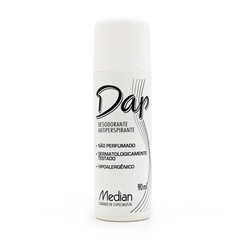 Desodorante Median Dap sem perfume, spray com 90mL