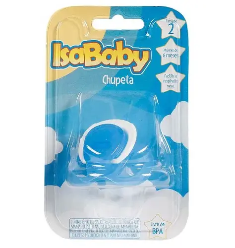 ISABABY CHUPETA ORTODONTICA  AZUL TAM2