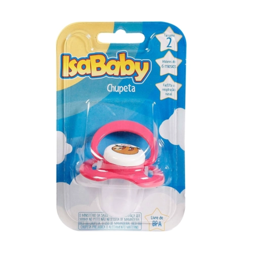 Chupeta IsaBaby Capuz Dino Ortodôntica