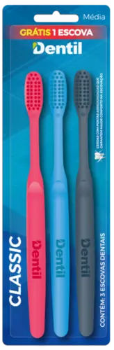 ESCOVA DENTIL CLASSIC LEVE 3 PAGUE 2 MEDIA