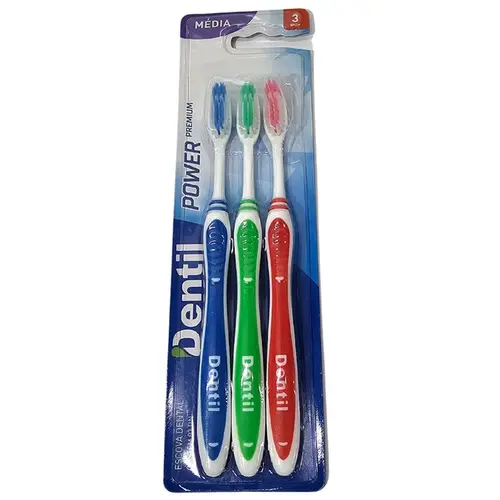 ESCOVA DENTIL POWER PREMIUM 3 UNIDADES