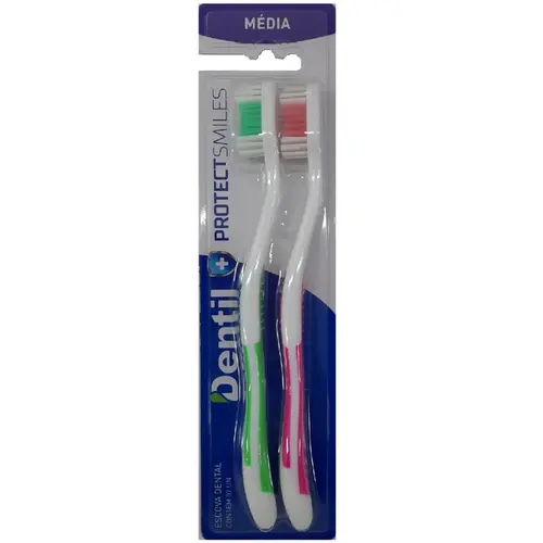ESCOVA DENTIL PROTECT SMILES MEDIA 2UN