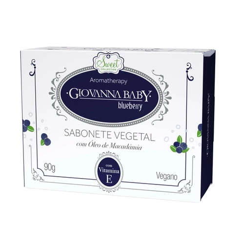 Giovanna Baby Sabonete Vegetal 90g - Blueberry
