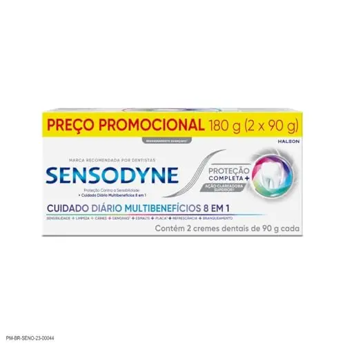 CREME DENTAL SENSODYNE 90G PROTEÇÃO COMPLETA 2 UNIDADES