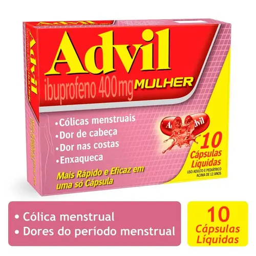 ADVIL MULHER 400MG 10 CAPS-REFERENCIA
