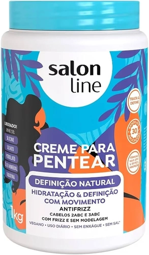 Creme De Pentear Salon Line 1000g Definição Natural